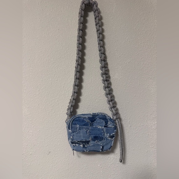 KARA Handbags - KARA Denim Crystal Strap Cobra Bag💎🥶